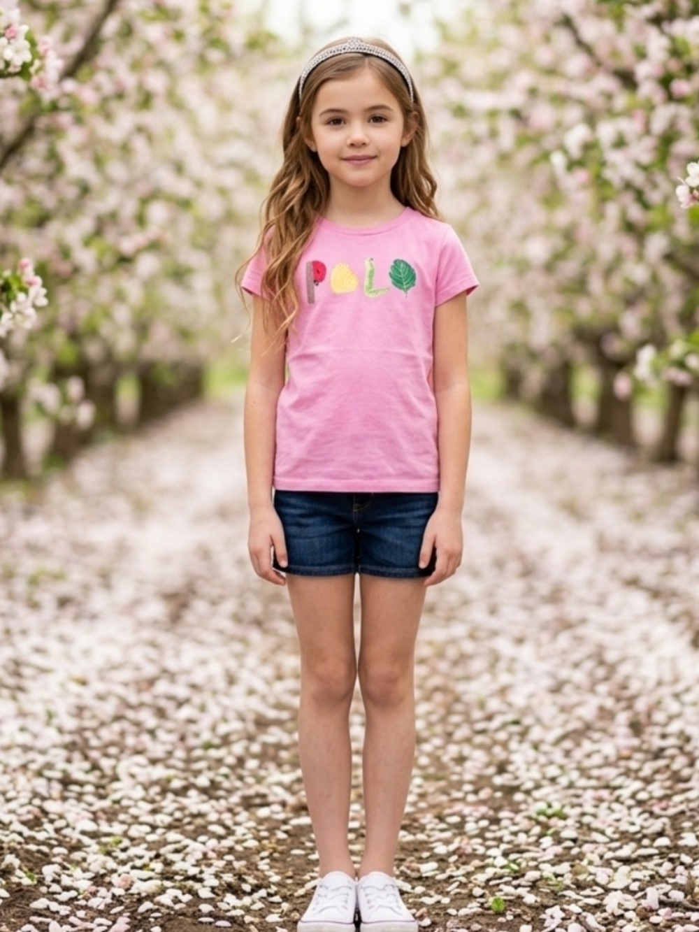 Polo by Ralph Lauren Pink Short-Sleeve Graphic Tee Size M